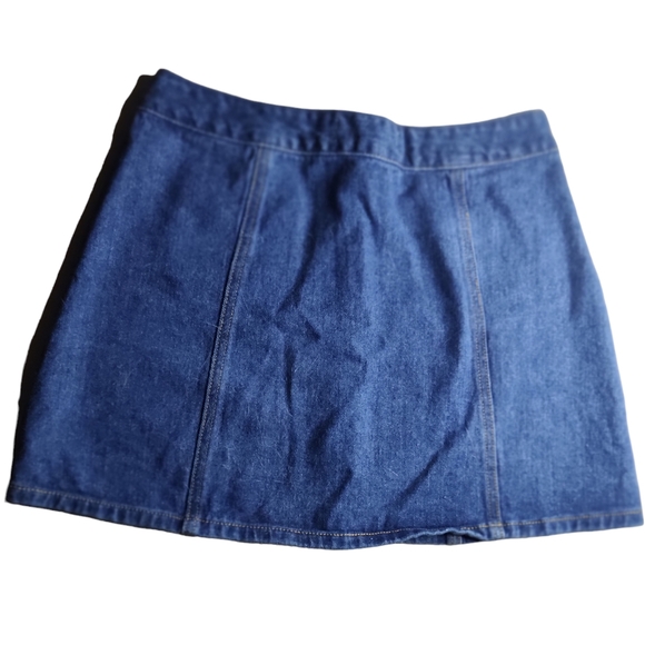 Bullhead Jeans Co. Women's A line Denim Mini Skirt Size 29 - Picture 3 of 5